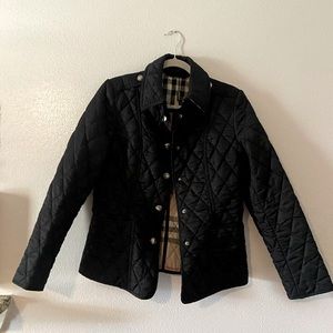 Burberry Nova Check Jacket Coat Quilted Large